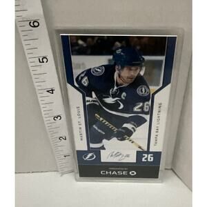 Martin St Louis Tampa Bay Lightning Career Celebration Card